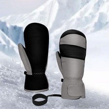 Gants de ski 1 paire de moufles de neige imperméables multifonctions Gants