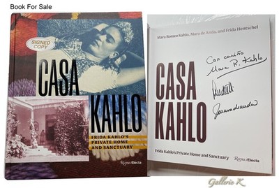SIGNED BY HER FAMILY FRIDA KAHLO CASA KAHLO 2026 RIZZOLI HC 1st ED 1ST Print NEW