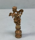 Lamp Finial ‘Angel Playing Harp’ 2 1/2”H — photo 2