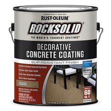 Rust-Oleum 306265 Rocksolid Decorative Concrete Coating Multi Color SAHARA gal