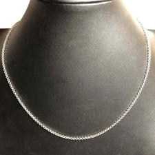7340 Sterling Silver 925 rolo chain 18" Necklace 5.5 grams