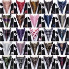 Mens Vintage Jacquard Ascot Cravat Pocket Square Cufflinks Formal Party Suit Set