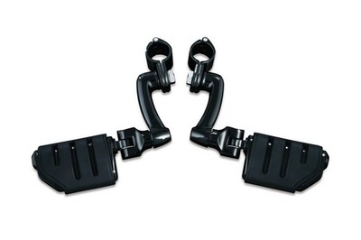 Kuryakyn 7555 Trident Dually Longhorn Offset 1-1/4inch Clamp Chrome