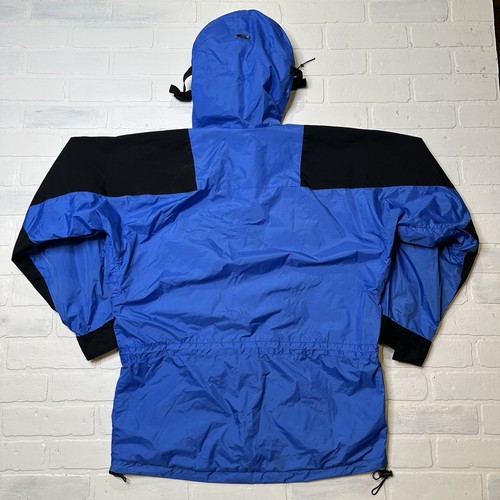 MENS VINTAGE 90S THE NORTH FACE GORETEX JACKET BLUE & BLACK M * - Picture 3 of 24