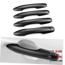 Upgraded Snap-on Door Handle Cover Compatible for 2018-2023 2024 Matte Black