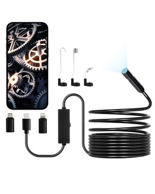Uimoso Endoscope Camera 1920P HD Borescope for Android & IOS with 16.4FT Cable