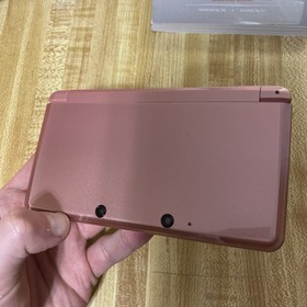 NICE CONSOLE Nintendo 3DS CTR-001 Pearl Pink w/ Original Box, Manual And Charger