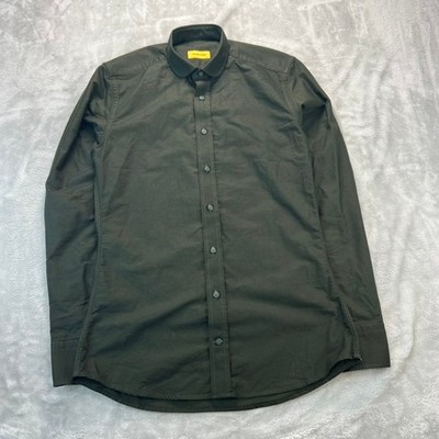 Tailor Store Men Olive Green Button Down Long Sleeve Dress Shirt Classic Fit | eBay Tailor Store Men Olive Green Button Down Long Sleeve Dress Shirt Classic Fit | eBay