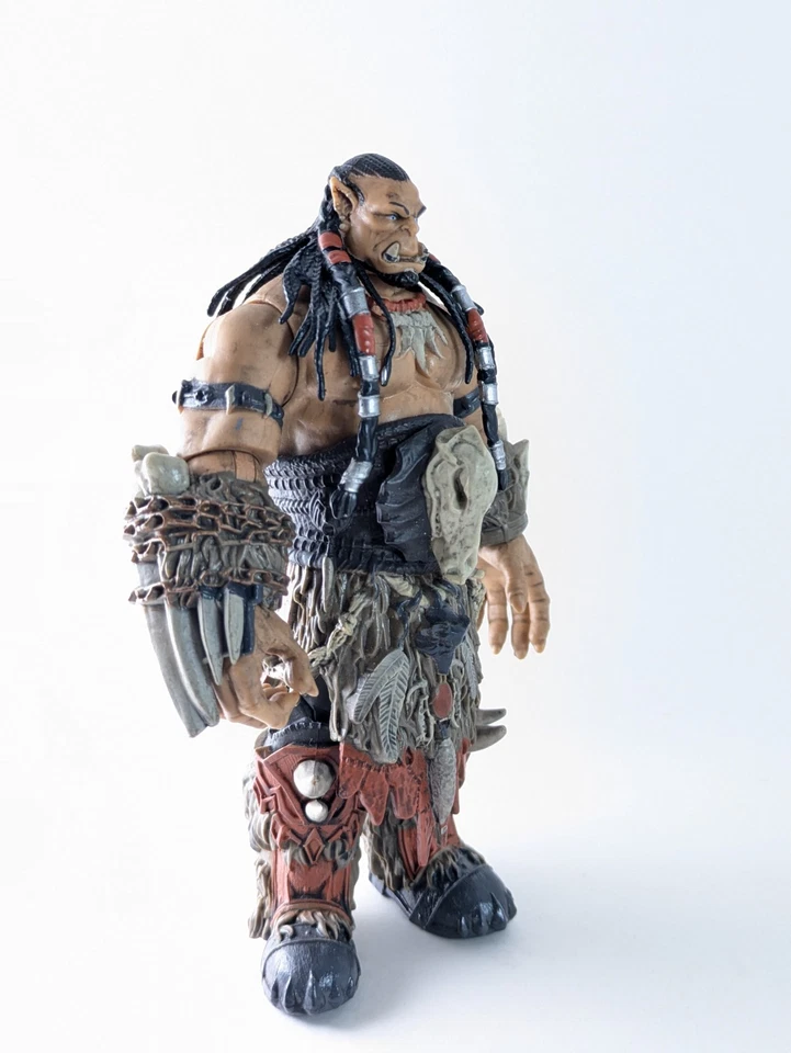 Lote de figuras de acción World of Warcraft Durotan Blackhand Orc 6" pulgadas Jakks Pacific  Foto 3 de 4