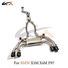 KA Exhaust Catback For BMW X3M X4M F97 3.0T Steel rear section