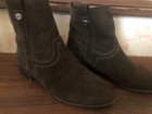 frye and co suede ankle boots sarah shortie 7.5 — photo 1