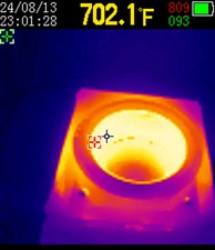 500 Watt Solder Pot 80mm ID - Melting Tinning Desoldering 70-700F (120V US Plug)