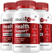 (3 Pack) Glucozone Capsules – Gluco Zone All Natural Glycogen Support
