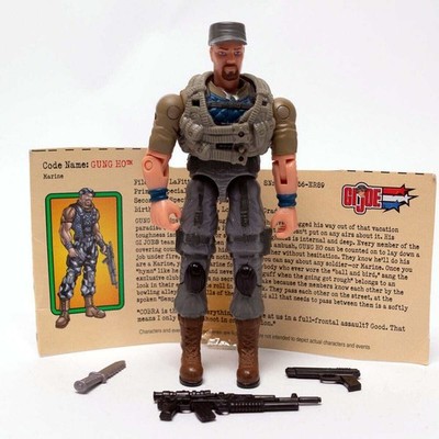 Hasbro 2003 GI Joe GUNG HO v11 Excellent Brown Goatee Variante 100% Komplett Loos