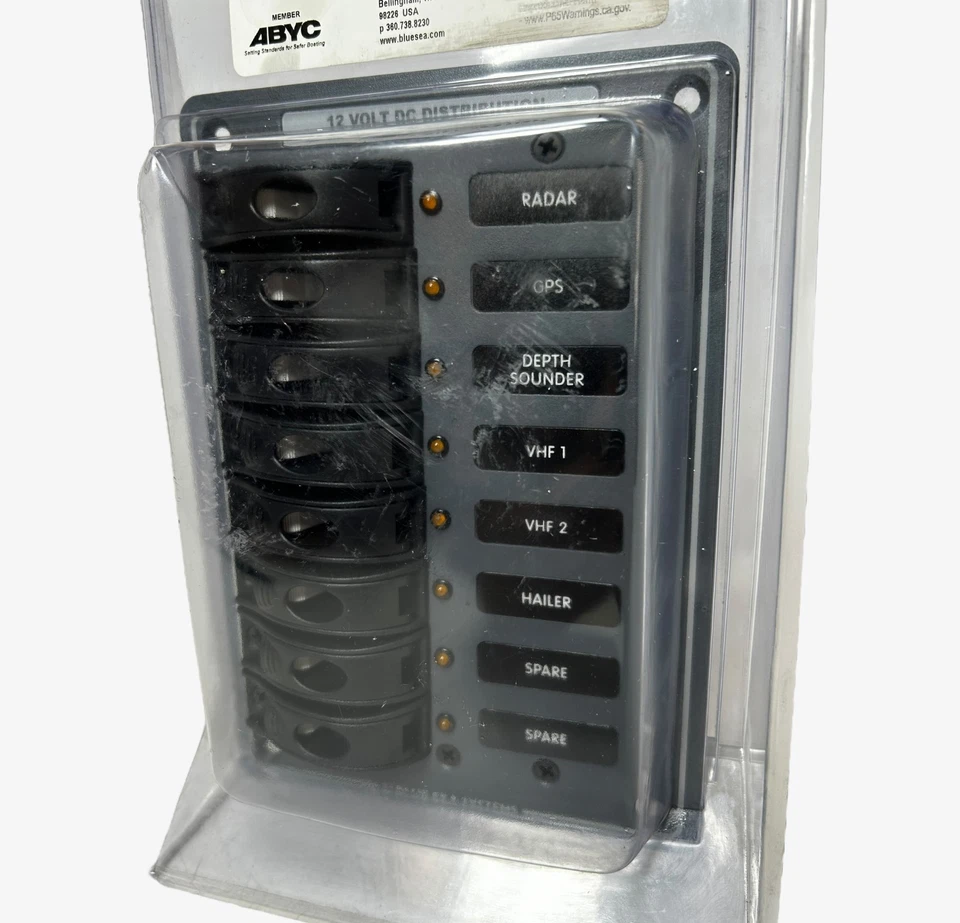 Blue Sea Systems 10127, Power Distribution Panel , 8 Position - 12V - Image 2 of 4