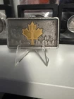 TD Mint/Lucky Rips 5oz Silver & 5g Gold Bar - Maple Leaf CN Tower Are Gold #123