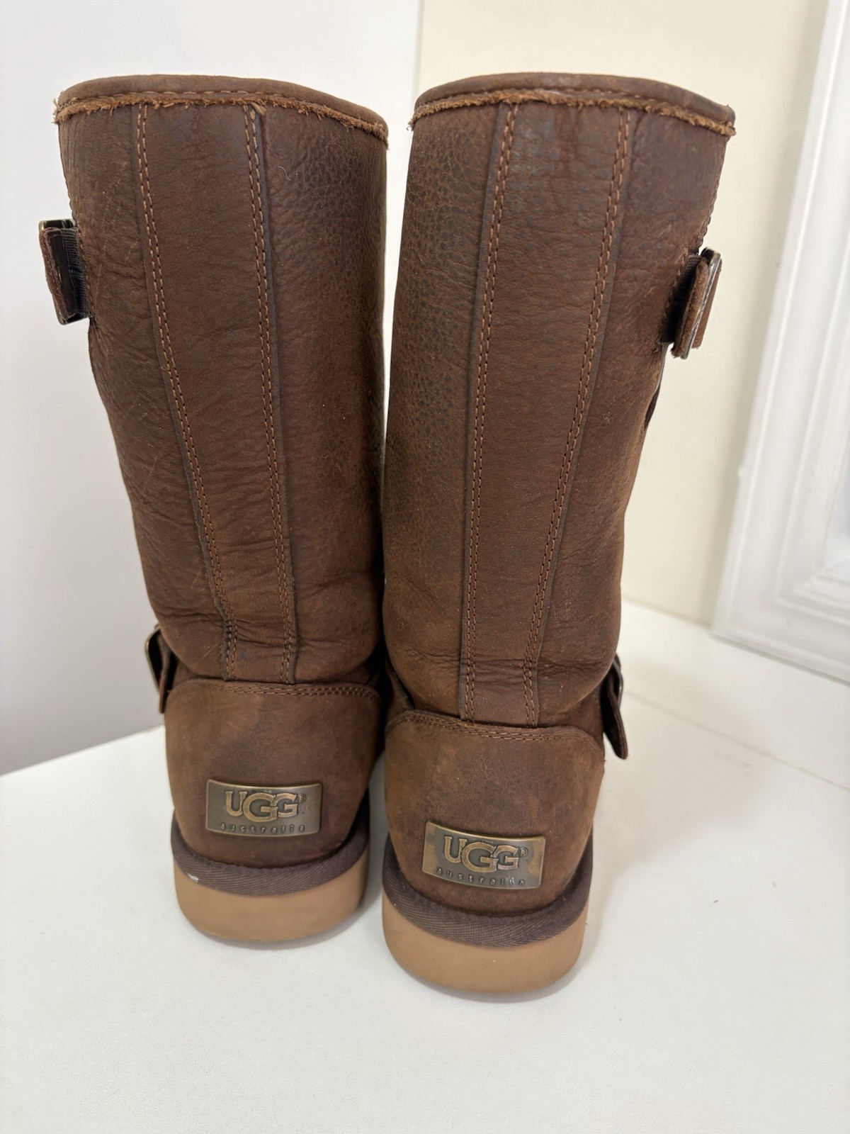 Ugg Australia Women's Sutter Toast Brown 1005374 Water Resistant Boot Size 6 image 4