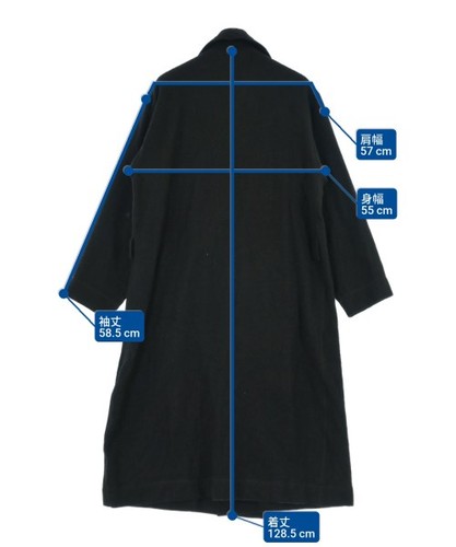 ISSEY MIYAKE MEN Balmacaan Coats Black 2(Approx. M) 2200584187014 - Picture 10 of 10