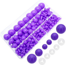 200Pcs Safety Eyes and Secure Washers for Amigurumi Crochet - 10/15/24mm Saf...