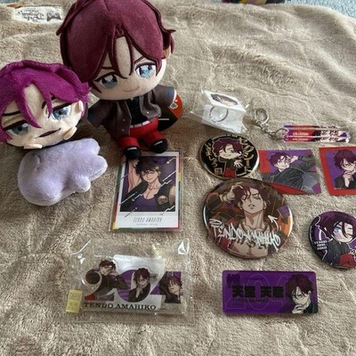 Charismatic Tendou Amihiko Plush Keychain Badge Acrylic Set Collectible Lot