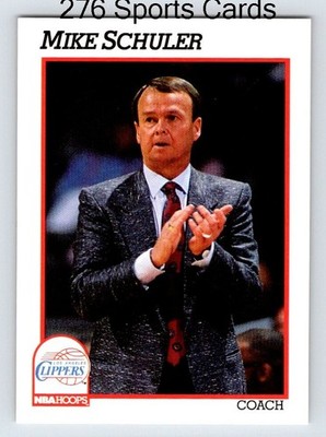 1991 Mike Schuler #232 Los Angeles Clippers