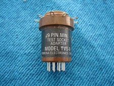 Pomona TVS-9 9-Pin Octal Compact Tube Test Socket Adapter do testera rur