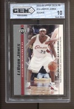 2003-04 Lebron James UD Phenomenal Beginning #19 Gem Mint 10 RC LA Lakers