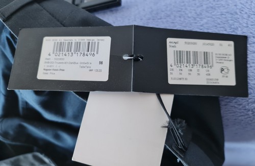 Hugo Boss Formal Trousers UK56 US40R BNWT - Foto 10 di 10
