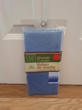 New Blue Fade Standard 70" X 72" Lightweight Plastic Shower Curtain Dorms Apts