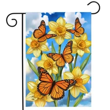 Briarwood Lane Monarch Butterflies Garden Flag