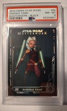 2019 Topps Star Wars Masterwork, Ahsoka Tano, Black 4/5