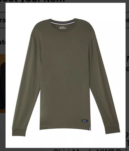 Ben Sherman Loungewear Long Sleeve Modal Tee T-Shirt Men’s NWT Pajama-Top Large