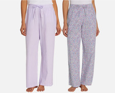 Gap Women's 2 Pack PJ Pants, Purple, Medium
