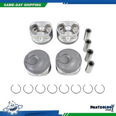 DNJ P323 Standard size Complete Piston Set For 07-16 Saab Saturn 2.0L 
