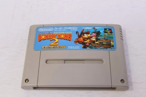 Donkey Kong 2 Super Famicom SNES Japan Region Lock