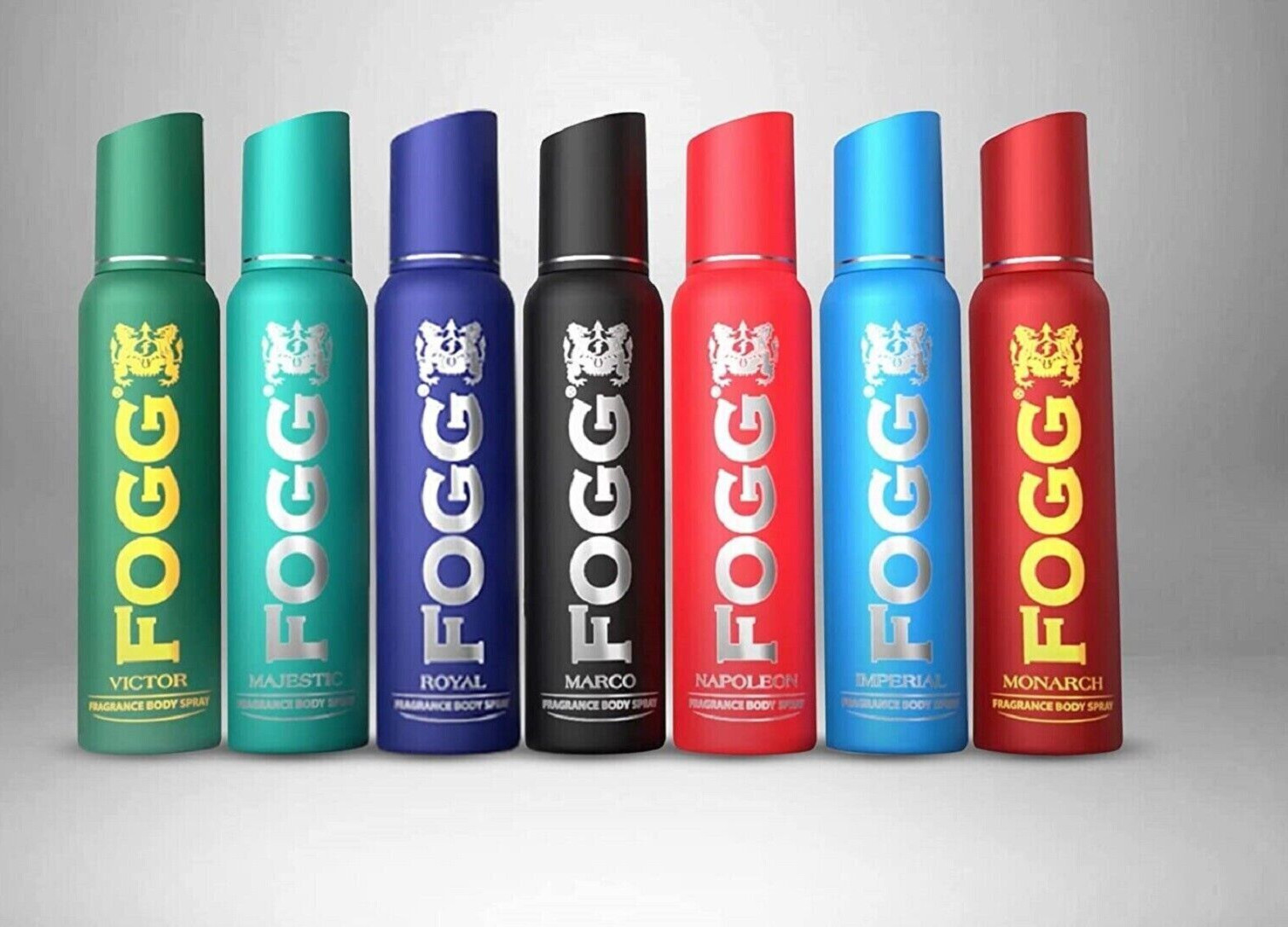 Long Lasting No Gas Deodorant Mix Fogg Pack Of 7 X 120ml