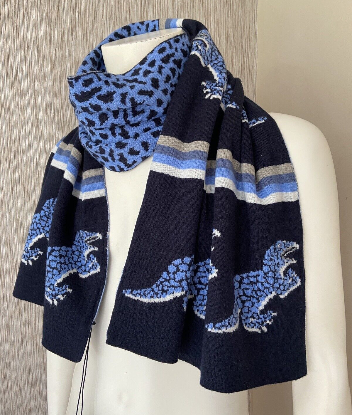 Bufanda De Lana Dino Paul Smith Nueva Con Etiqueta €155
