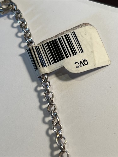 QVC sterling silver oval disc and ball necklace 37.83g - Picture 5 of 9