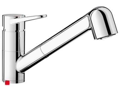Hochdruckarmatur Blanco Blancowega-S II Chrom 526416 HD Wasserhahn Ausziehbrause
