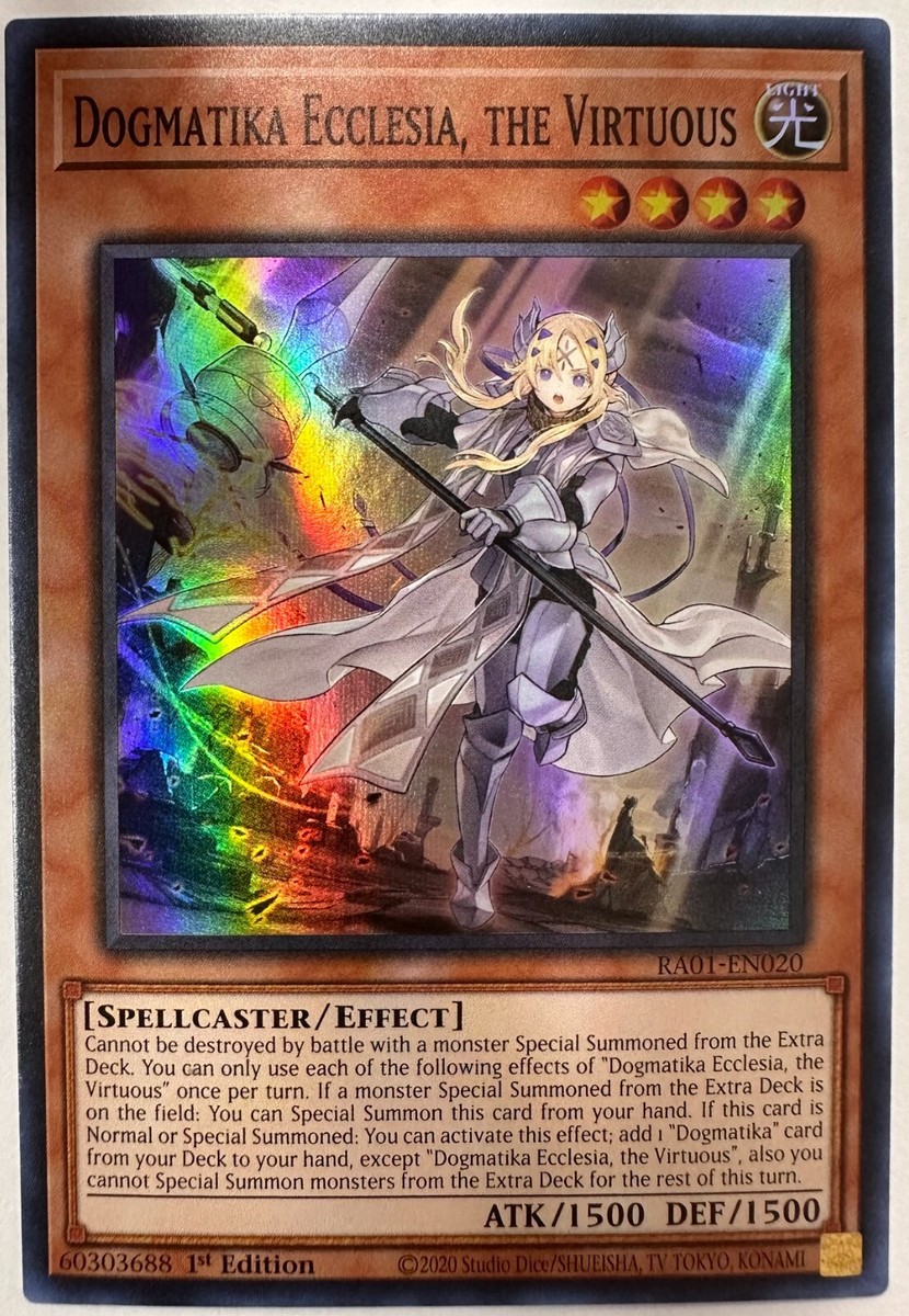 Yugioh! - Dogmatika Ecclesia, The Virtuous - RA01-EN020 - Super