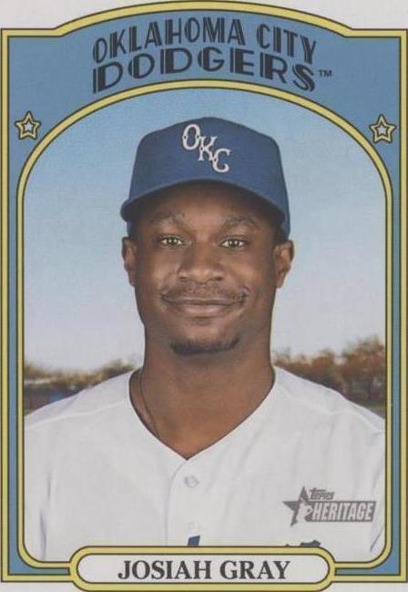 2021 Topps Heritage Minor League Edition - Josiah Gray #86 - 1 of 1