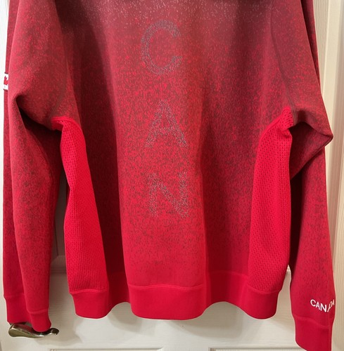 NWOT Men’s Lululemon Team Canada Exclusive Olympic Knit Full-Zip Hoodie XXL Red - Picture 11 of 18