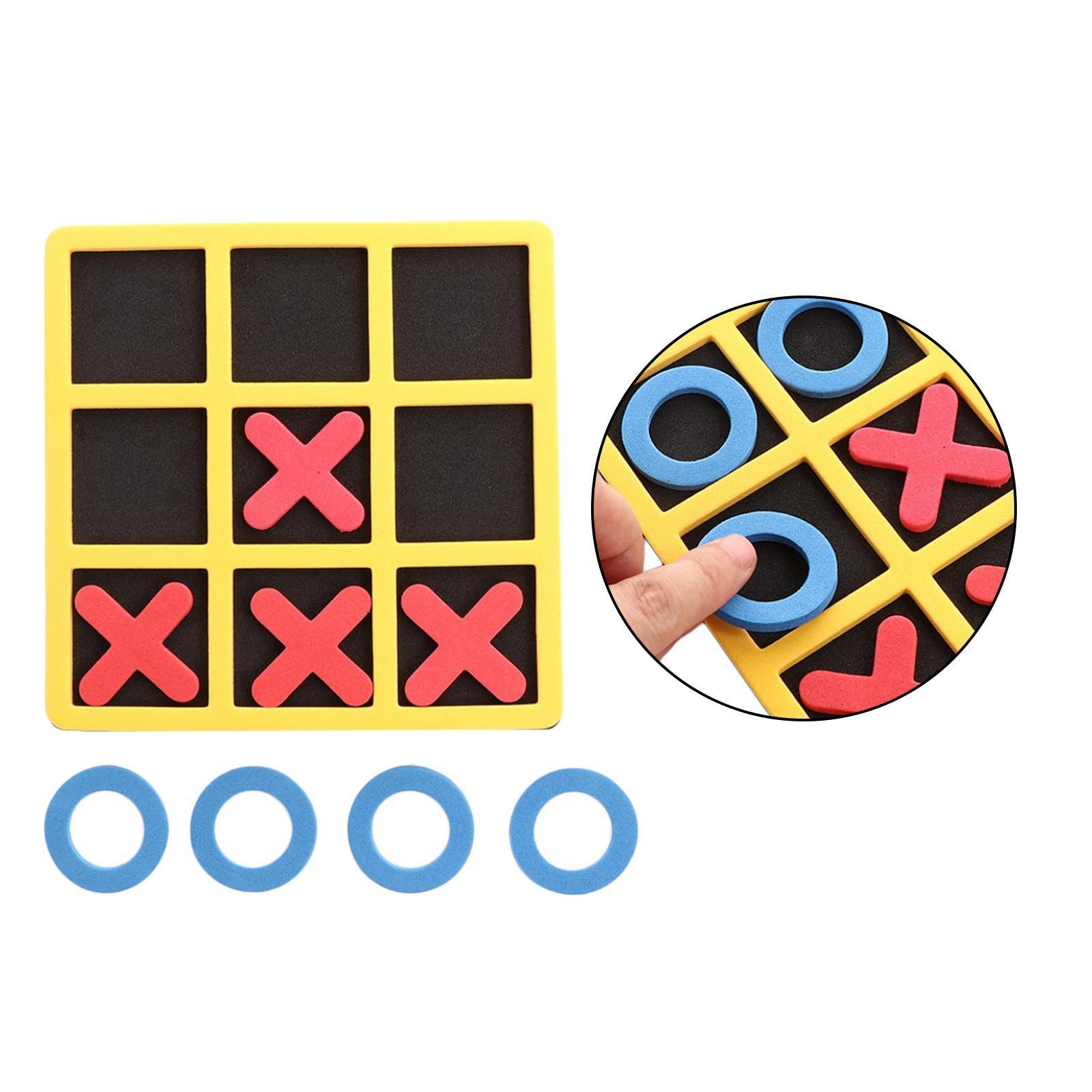 Board Games Noughts and Crosses Board Brain Teaser Games for Kids Adults-image