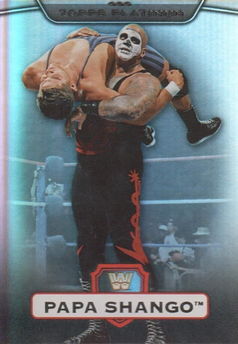2010 Topps Platinum WWE Wrestling Rainbow #83 Papa Shango