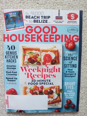 Good Housekeeping Magazine September 2018 Weeknight Recipes Genius Kitchen Hacks
