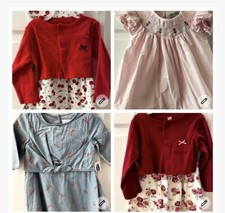 NWT 4 Assortment Lot Toddler Summer Dresses Outfits Set -18-24M