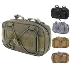 Molle Tactical Horizontal Admin Pouch Compact 1000D Utility EDC Tool Storage Bag