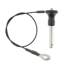 MT301 Stainless Steel   Pin Self Dowel Push Button with Lanyard 6mm