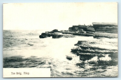 4 POSTKARTEN FILEY DIE BRIGG VOR 50 JAHREN ST OSWALDS KIRCHE HARRY WILLIS VERLAG