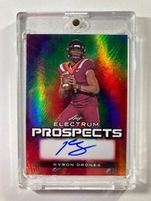 2024 Leaf Electrum Prospects Kyron Drones Tie Dye 17/25 Auto Rookie Card
